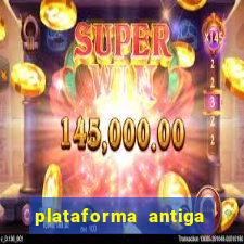 plataforma antiga de jogos